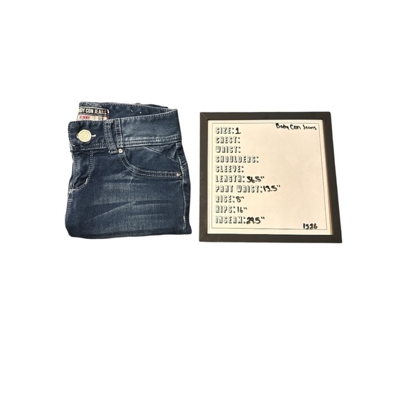 Amethyst Body Con Jeans Dark Blue Skinny Denim - Picture 5 of 5